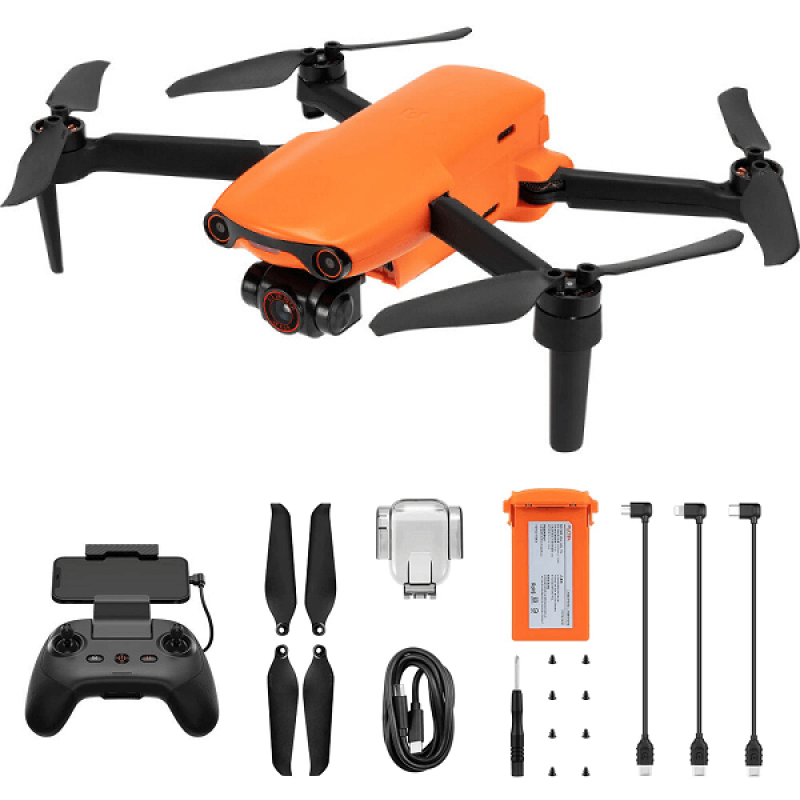 Квадрокоптер Autel Evo Nano Plus Orange (102000738) – дрон з 4K камерою, FPV, GPS, БК мотори, до 16,8 км, 28 хвилин
