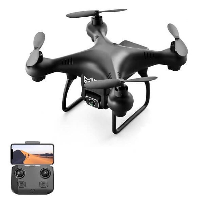 Квадрокоптер XKJ KY908 Black – міні-дрон з 4K камерою, FPV, барометр, до 12 хвилин