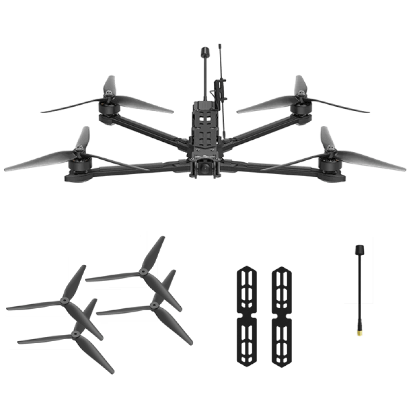 Квадрокоптер iFlight Chimera9 ECO 6S 1.6W ELRS 2,4 ГГц – 9-дюймовий FPV-дрон з камерою, БК мотори, вантажопідйомність до 2,2 кг, до 33 хв