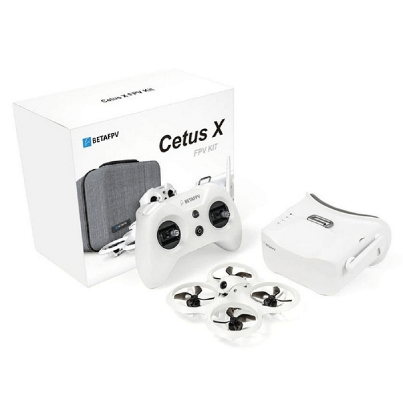 Квадрокоптер BetaFPV Cetus X FPV Kit ELRS (Betaflight) – FPV-дрон з камерою, БК мотори, окуляри в кейсі