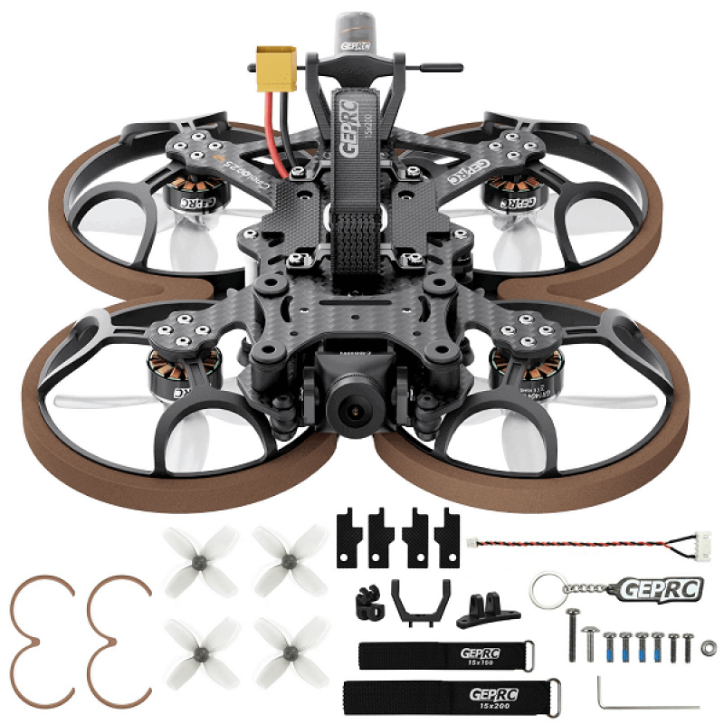 Квадрокоптер GEPRC Cinelog25 V2 Analog ELRS 915 – 2,5-дюймовий FPV-дрон з камерою, БК мотори, до 6 хвилин