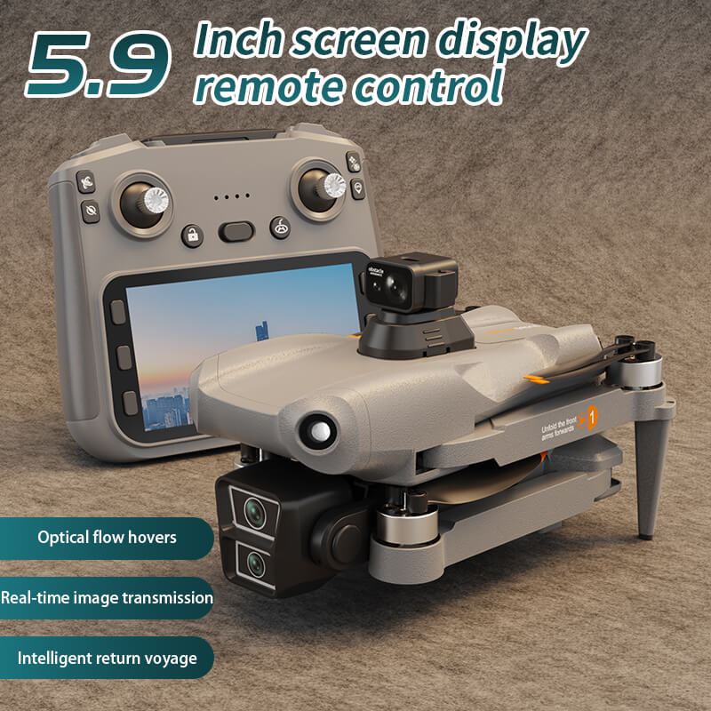 Квадрокоптер L300 Pro Max – дрон з HD-камерою, FPV 5G, GPS та уникненням перешкод, до 500 м, до 28 хвилин у сумці