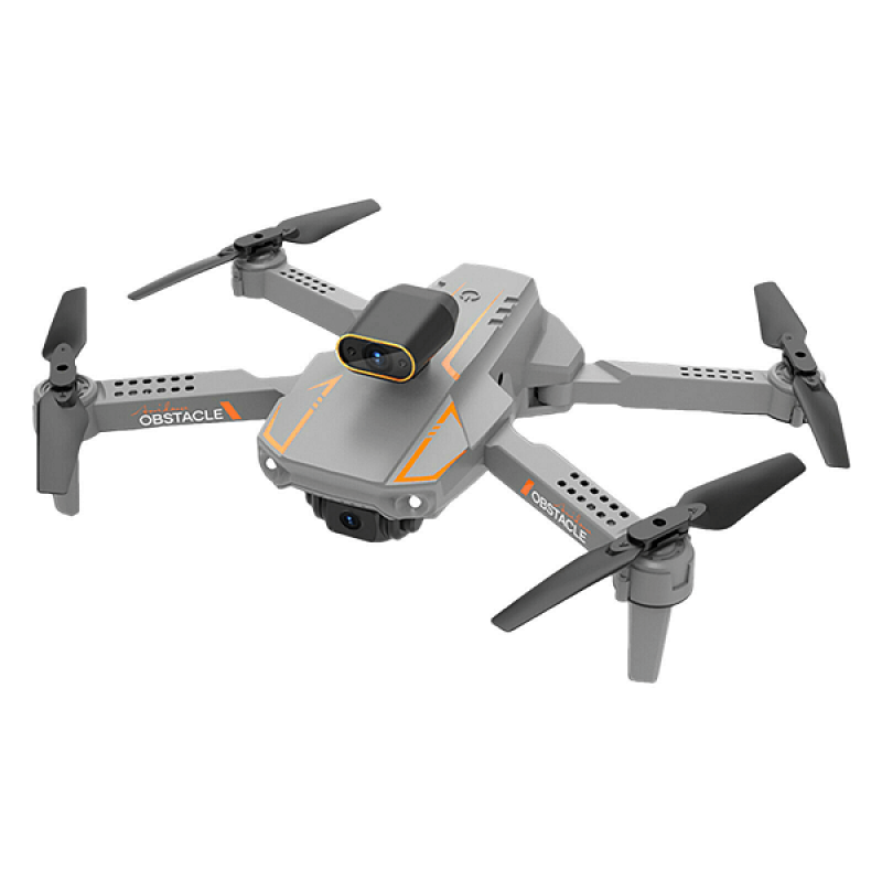 Квадрокоптер RC S91 Gray - дрон з 4K і HD камерами, FPV, запобігання перешкод, до 20 хвилин в кейсі
