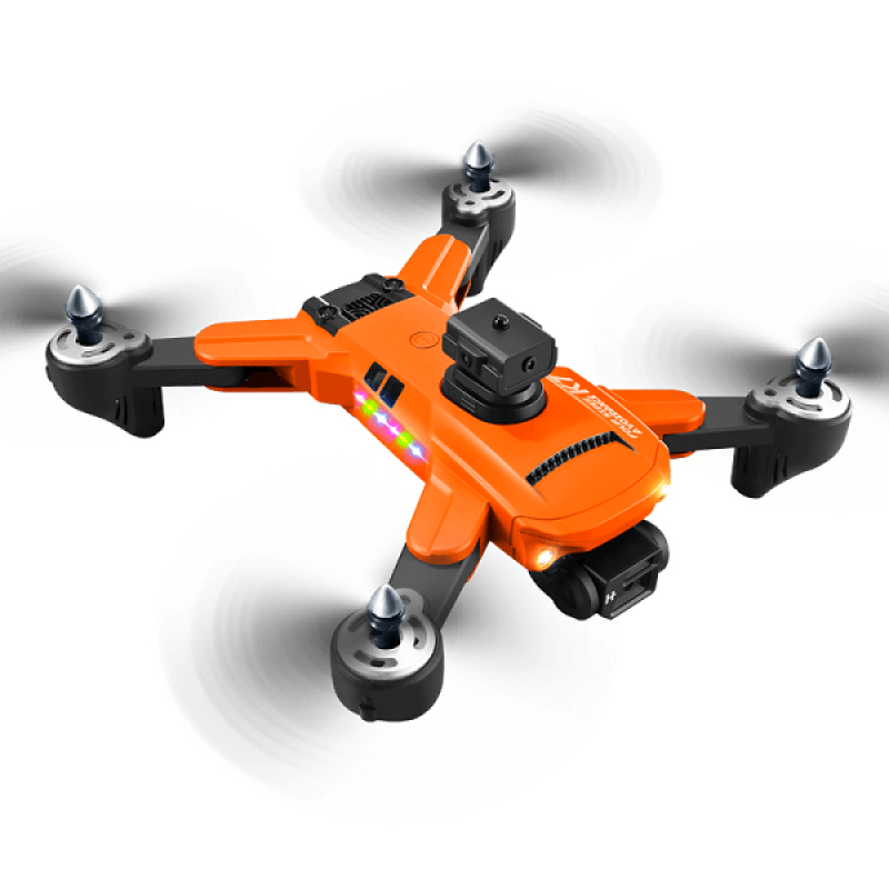 Квадрокоптер XKJ K7 Orange – дрон з 4K і HD камерами, FPV, запобігання перешкод, до 15 хвилин в кейсі