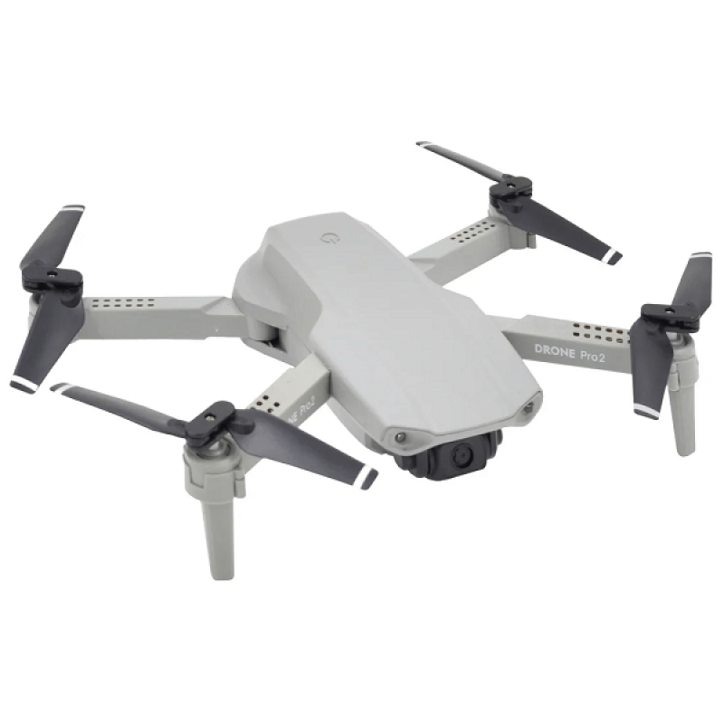 Квадрокоптер RC E99 Pro 2 Gray - дрон з 4K і HD камерами, FPV, барометр, до 20 хвилин в кейсі + злітний майданчик