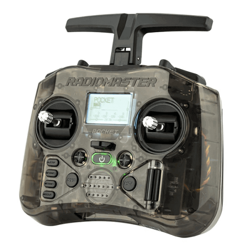 Пульт управління для квадрокоптера RadioMaster Pocket ELRS Charcoal