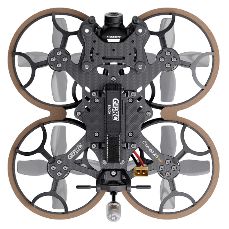 Квадрокоптер GEPRC Cinelog25 V2 Analog ELRS 915 – 2,5-дюймовий FPV-дрон з камерою, БК мотори, до 6 хвилин