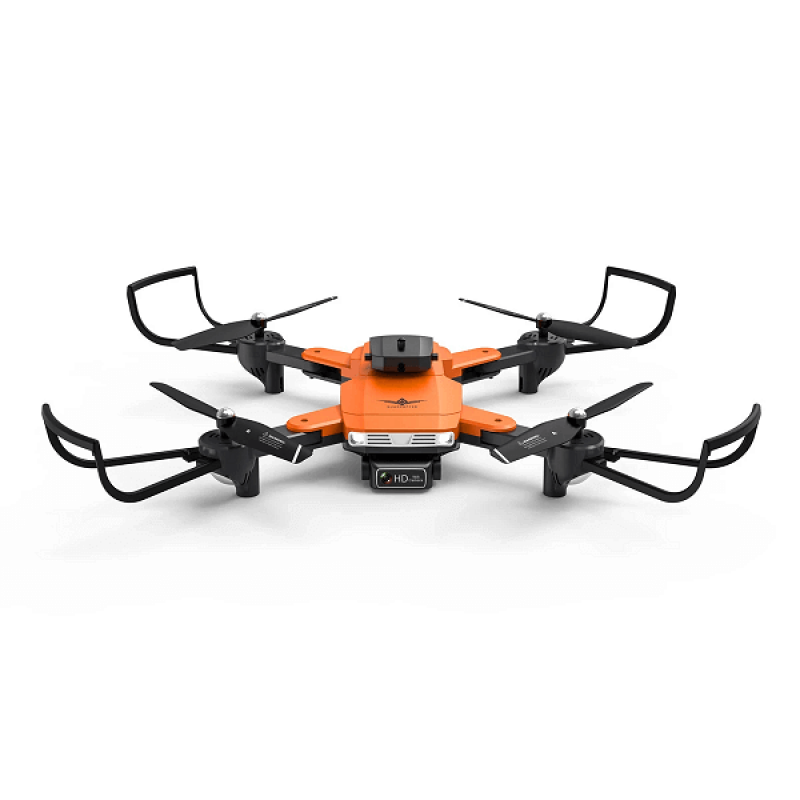 Квадрокоптер Kfplan KF617 Orange – дрон з 4K і HD камерами, FPV, запобігання перешкод, до 15 хвилин в кейсі