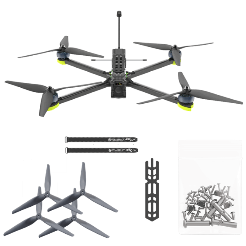 Квадрокоптер iFlight XL10 V6 6S Analog BNF ELRS 868/915MHz – 10-дюймовий FPV-дрон з камерою і БК моторами, вантажопідйомність 2.5 кг, до 40хв, до 5 км