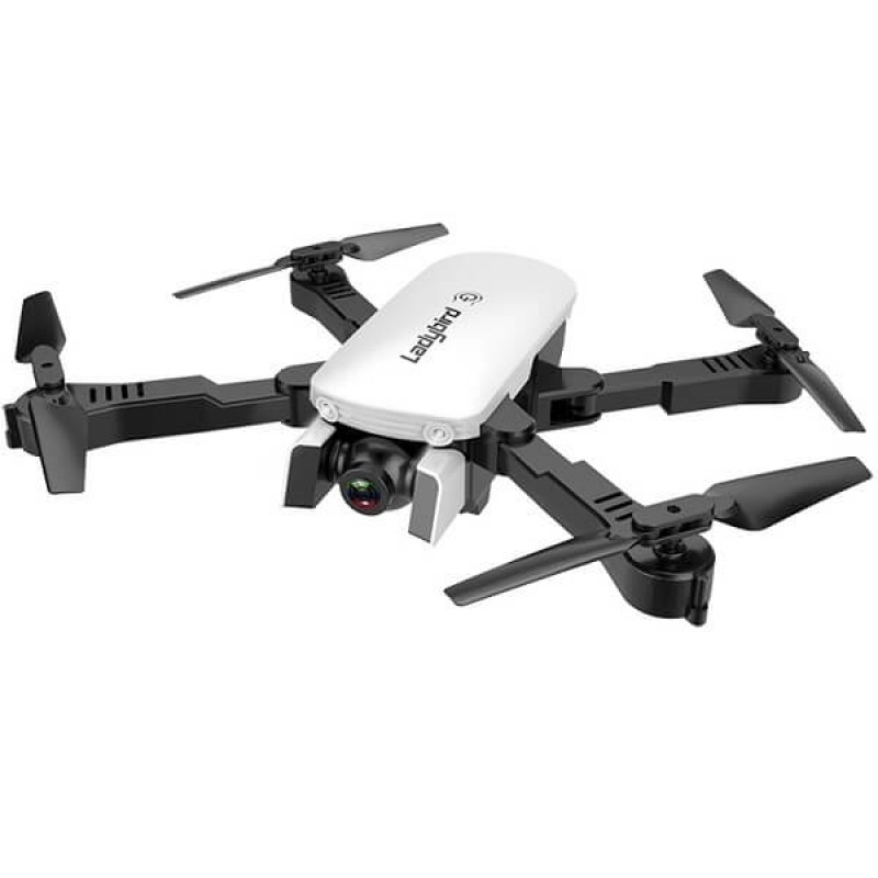 Квадрокоптер Ladybird R8 White - дрон з 4K і HD камерами, FPV, барометр, до 15 хвилин в кейсі