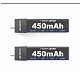 Акумулятори BetaFPV BT3.0 450mAh 2S (2 шт.) – батареї для 2S FPV дронів з розʼємом BT3.0