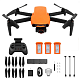 Квадрокоптер Autel Evo Nano Plus Premium Bundle Orange (102000767) – дрон з 4K камерою, FPV, GPS, БК мотори, до 16,8 км, 28 хвилин в сумці