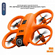 Квадрокоптер V66 Orange – дрон з 8K-камерою, FPV, 5G Wi-Fi, EIS, Уникнення перешкод, Гіроскоп, до 12 хвилин, до 200 м, 70 грамів