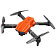 Квадрокоптер RC E99 K3 Pro Plus Orange - дрон з 4K і HD камерами, FPV, до 40хв (додатковий акумулятор) + злітний майданчик