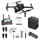 Квадрокоптер AE60 Ultra— дрон з 4K камерою, FPV, GPS, 3-осьовим підвісом, сенсорним пультом керування 7.2", з уникненням перешкод, до 8 км, до 29 хвилин польоту, з сумкою