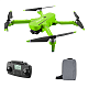 Квадрокоптер JJRC X17 Green - дрон з 6K і HD камерами, FPV, GPS, БК мотори, до 1000м, 30 хвилин в сумці