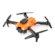 Квадрокоптер RC M5 Orange − дрон з 4K і HD камерами, FPV, барометр, уникнення перешкод, 15 хв у кейсі