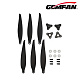 Пропелер для дрона Gemfan F1510 Folding 3 Blade Glass Fiber Nylon - Black 1CW + 1CCW (PMGNF1510-3A2)