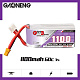 Акумулятор GAONENG GNB LiPo 3S 1100 мАг 1100 мАг 11,4 В HV 60C з роз'ємом XT30 для FPV дронів розміром 90-130 мм, 2,5-дюймовий дрон