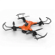 Квадрокоптер JJRC H109 Orange – дрон з 4K і HD камерами, FPV, запобігання перешкод, до 15 хвилин в кейсі