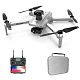Квадрокоптер Kfplan KF102 Max Gray - дрон з 4K і HD камерами, EIS, FPV, GPS, БК мотори, запобігання перешкод, до 1200м, 25 хвилин в кейсі